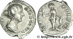 FAUSTINE JEUNE(+175)Annia Galeria FaustinaAugusta(146-175) Denier N° v29_0234    Date : 157-161 Nom de l'atelier : Rome Métal : argent Diamètre : 18,5mm Axe des coins : 6h. Poids : 3,47g. Etat de cons