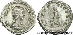 PLAUTILLE(+211)Publia Fulvia PlautillaAugusta(202-205) Denier N° v29_0269    Date : 204 Nom de l'atelier : Rome Métal : argent Diamètre : 19,5mm Axe des coins : 6h. Poids : 3,60g. Degré de rareté : R1