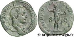 ALEXANDRE SEVERE(10/05/221-22/03/235)Marcus Aurelius Severus AlexanderAuguste (13/03/222-22/02/235) Sesterce, (GB, ئ 30) N° v29_0290    Date : 230 Nom de l'atelier : Rome Métal : bronze Diamètre : 29,