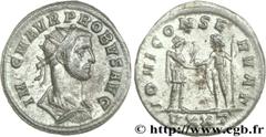PROBUS(06-07/276-09/282)Marcus Aurelius Probus Aurelianus N° v29_0395    Date : 278 Nom de l'atelier : Italie, Ticinum Métal : billon Diamètre : 22,5mm Axe des coins : 12h. Poids : 3,99g. Degré de rar