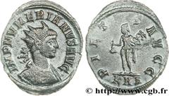 NUMERIEN(12/282-11/284)Marcus Aurelius NumerianusAuguste(03/283-11/284) Aurelianus N° v29_0427    Date : 284 Nom de l'atelier : Rome Métal : billon Diamètre : 23,5mm Axe des coins : 6h. Poids : 3,19g.