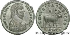JULIEN II LE PHILOSOPHE(6/11/355-26/06/363)Flavius Claudius JulianusAuguste(02/360-26/06/363) Double maiorina, (GB, ئ 1) N° v29_0521    Date : 363 Nom de l'atelier : Europe, Héraclée Métal : cuivre Di