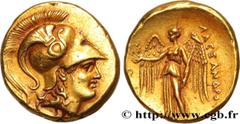 Greek Coins MACEDONIA - MACEDONIAN KINGDOM - ALEXANDER III THE GREAT Type : Statère d'or Date : c. 325-320 AC. Mint name / Town : Lampsaque, Mysie Metal : gold Diameter : 19 mm Orientation dies : 7 h.