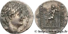 Greek Coins SYRIA - SELEUKID KINGDOM - ALEXANDER II ZEBINA Type : Tétradrachme Date : c. 128-123 AC. Mint name / Town : Syrie, Antioche Metal : silver Diameter : 30,5 mm Orientation dies : 12 h. Weigh