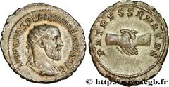 Roman Coins PUPIENUS Type : Antoninien Date : 238 Mint name / Town : Rome Metal : silver Millesimal fineness : 500 ‰ Diameter : 23,5 mm Orientation dies : 8 h. Weight : 4,91 g. Rarity : R1 Obverse leg