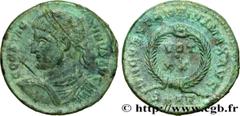 Roman Coins CONSTANTINE I THE GREAT Type : Centenionalis ou nummus Date : 322-324 Mint name / Town : Arles Metal : copper Diameter : 19,00 mm Orientation dies : 12 h. Weight : 3,23 g. Rarity : INÉDIT 