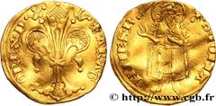 Feudal Coins ROUSSILLON - PIERRE III Type : Florin d'or au Saint-Jean Baptiste Date : c.1346-1380 Date : n.d. Mint name / Town : Perpignan Metal : gold Millesimal fineness : 917 ‰ Diameter : 19,5 mm O