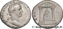 Roman coins TRAJANUS Type : Cistophore Date : 98 Mint name / Town : Ephèse ou Pergame Metal : silver Millesimal fineness : 800 ‰ Diameter : 24,5 mm Orientation dies : 6 h. Weight : 10,27 g. Rarity : R