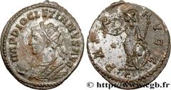 Roman coins DIOCLETIAN Type : Aurelianus Date : début - 1er mars Date : 293 Mint name / Town : Lyon Metal : billon Millesimal fineness : 50 ‰ Diameter : 23 mm Orientation dies : 12 h. Weight : 3,07 g.