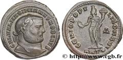 Roman coins GALERIUS Type : Follis ou nummus Date : 300-301 Mint name / Town : Antioche Metal : copper Diameter : 27 mm Orientation dies : 5 h. Weight : 10,31 g. Rarity : R1 Officine : 5e Obverse lege