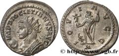 Roman coins DIOCLETIAN Type : Aurelianus  Date : printemps 290 - 291  Date : 290-291  Mint name / Town : Lyon  Metal : billon  Millesimal fineness : 50  ‰ Diameter : 23,5  mm Orientation dies : 6  h. 