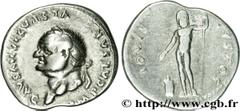 VESPASIEN(1/07/69-24/06/79)Titus Flavius Sabinus Vespasianus Denier N° v31_0185    Date : 75 Nom de l'atelier : Rome Métal : argent Diamètre : 18mm Axe des coins : 6h. Poids : 3,36g. Degré de rareté :
