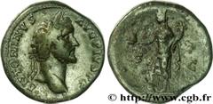 ANTONIN LE PIEUX(25/02/138-7/03/161)Titus Aurelius Fulvus Boionius Arrius AntoninusAuguste(10/07/138-7/03/161) Sesterce, (GB, ئ 33) N° v31_0266    Date : 139 Nom de l'atelier : Rome Métal : cuivre Dia