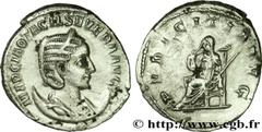 OTACILIA SEVERA(+249)Marcia Otacilia SeveraFemme de Philippe Ier, mère de Philippe II - Augusta (244-249) Antoninien N° v31_0421    Date : 245 Nom de l'atelier : Rome Métal : billon Diamètre : 22mm Ax