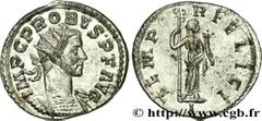 PROBUS(06-07/276-09/282)Marcus Aurelius Probus Aurelianus N° v31_0506    Date : 277-278 Nom de l'atelier : Gaule, Lyon Métal : billon Diamètre : 21mm Axe des coins : 6h. Poids : 3,48g. Etat de conserv