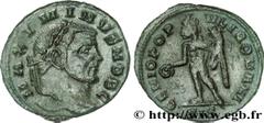 MAXIMIN II DAIA(1/05/305-04/313)Caius Galerius Valerius MaximinusCésar(1/05/305-310) Quart de follis ou quart de nummus N° v31_0590    Date : 305-306 Nom de l'atelier : Savie, Siscia Métal : cuivre Di
