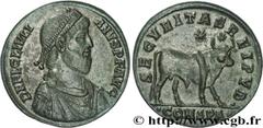 JULIEN II LE PHILOSOPHE(6/11/355-26/06/363)Flavius Claudius JulianusAuguste(02/360-26/06/363) Double maiorina N° v31_0678    Date : 362-363 Nom de l'atelier : Constantinople Métal : cuivre Diamètre : 