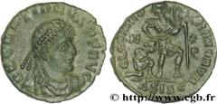 GRATIEN(24/08/367-25/08/383)Flavius Gratianus Nummus, (PB, ئ 3) N° v31_0696    Date : 367-375 Nom de l'atelier : Savie, Siscia Métal : cuivre Diamètre : 17,00mm Axe des coins : 1h. Poids : 2,44g. Etat