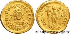 Roman coins ZENO Type : Solidus Date : c. 476-491 Mint name / Town : Constantinople Metal : gold Millesimal fineness : 1000 ‰ Diameter : 21 mm Orientation dies : 6 h. Weight : 4,48 g. Rarity : R2 Offi