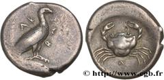 Greek Coins SICILY - AKRAGAS Type : Didrachme Date : c. 480-472 AC. Mint name / Town : Agrigente Metal : silver Diameter : 21,5 mm Orientation dies : 3 h. Weight : 8,68 g. Rarity : R2 Obverse legend :