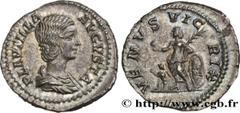 Roman coins PLAUTILLA Type : Denier Date : 204 Mint name / Town : Rome Metal : silver Millesimal fineness : 550 ‰ Diameter : 19 mm Orientation dies : 6 h. Weight : 3,23 g. Rarity : R1 Officine : 7e Ob