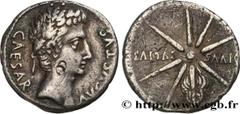 Roman coins AUGUSTUS Type : Denier  Date : 19-18 AC.  Mint name / Town : Espagne, Caesaraugusta  Metal : silver  Millesimal fineness : 950  ‰ Diameter : 19  mm Orientation dies : 5  h. Weight : 3,82  