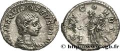 Roman coins AQUILIA SEVERA Type : Denier  Date : 220  Mint name / Town : Rome  Metal : silver  Millesimal fineness : 500  ‰ Diameter : 17  mm Orientation dies : 12  h. Weight : 3,61  g. Rarity : R2  O