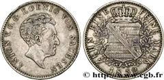 World coins GERMANY - KINGDOM OF SAXONY - ANTHONY Type : Thaler  Date : 1832  Mint name / Town : Dresde  Quantity minted : 12857  Metal : silver  Millesimal fineness : 833  ‰ Diameter : 37  mm Orienta