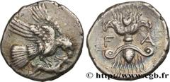 Greek Coins ELIS - ELIA (OLYMPIA) Type : Drachme  Date : c. 245/240 - 210 AC.  Mint name / Town : Élide, Elis, Olympie  Metal : silver  Diameter : 18,5  mm Orientation dies : 3  h. Weight : 4,59  g. R