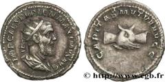 Roman coins PUPIENUS Type : Antoninien  Date : 238  Mint name / Town : Rome  Metal : silver  Millesimal fineness : 500  ‰ Diameter : 22,5  mm Orientation dies : 1  h. Weight : 5,50  g. Rarity : R2  Of