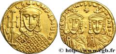 Byzantine coins CONSTANTINE V and LEO IV Type : Solidus  Date : 757-775  Mint name / Town : Constantinople  Metal : gold  Millesimal fineness : 1000  ‰ Diameter : 19,5  mm Orientation dies : 5  h. Wei