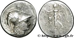 PAMPHYLIE - SIDE(IIIe-Ier siècles avant J.-C.) Tétradrachme N° v32_0054    Date : c. 120-80 AC. Nom de l'atelier : Sidé Métal : argent Diamètre : 31,5mm Axe des coins : 12h. Poids : 16,28g. Etat de co