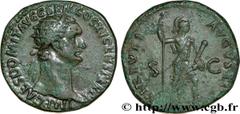 DOMITIEN(12/69-18/09/96)Titus Flavius Domitianus Auguste(13/09/81-18/09/96) Dupondius, (MB, ئ 27) N° v32_0191    Date : 92-94 Nom de l'atelier : Rome Métal : bronze Diamètre : 26,5mm Axe des coins : 6