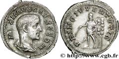 MAXIME CESAR(+238)Caius Iulius Verus MaximusCésar(236-238) Denier N° v32_0352    Date : 237 Nom de l'atelier : Rome Métal : argent Diamètre : 20,5mm Axe des coins : 6h. Poids : 3,00g. Degré de rareté 