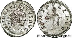 TACITE(11-12/275-06/276)Marcus Claudius Tacitus Aurelianus N° v32_0475    Date : 276 Nom de l'atelier : Gaule, Lyon Métal : billon Diamètre : 23,5mm Axe des coins : 12h. Poids : 2,74g. Etat de conserv