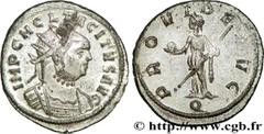 TACITE(11-12/275-06/276)Marcus Claudius Tacitus Aurelianus N° v32_0477    Date : 276 Nom de l'atelier : Italie, Ticinum Métal : billon Diamètre : 22,5mm Axe des coins : 11h. Poids : 3,76g. Etat de con