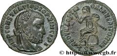 CONSTANCE Ier CHLORE(+306)Restitution de Constantin Ier Demi-follis ou demi-nummus N° v32_0556    Date : 317-318 Nom de l'atelier : Macédoine, Thessalonique Métal : cuivre Diamètre : 16,5mm Axe des co