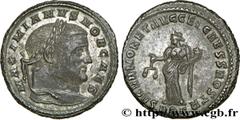 GALERE(1/03/293-5/05/311)Galerius Valerius MaximianusCésar(1/03/293-1/05/305) Follis ou nummus N° v32_0558    Date : 300 Nom de l'atelier : Vénitie et Istrie, Aquilée Métal : cuivre Diamètre : 27,5mm 