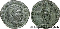 GALERE(1/03/293-5/05/311)Galerius Valerius MaximianusAuguste(1/05/305-5/05/311) Quart de follis ou quart de nummus N° v32_0561    Date : 305-306 Nom de l'atelier : Savie, Siscia Métal : cuivre Diamètr