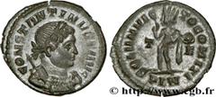 CONSTANTIN Ier LE GRAND(25/07/306-22/05/337)Flavius Valerius ConstantinusAuguste (25/12/307-22/05/337) Follis ou nummus N° v32_0591    Date : 316-317 Nom de l'atelier : Bretagne, Londres Métal : cuivr