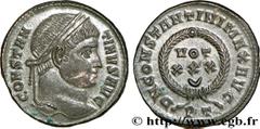 CONSTANTIN Ier LE GRAND(25/07/306-22/05/337)Flavius Valerius ConstantinusAuguste (25/12/307-22/05/337) Centenionalis ou nummus N° v32_0608    Date : 325 Nom de l'atelier : Emilie, Ticinum Métal : cuiv