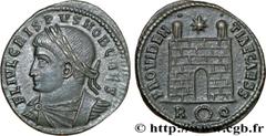 CRISPUS(1/04/317-09/326)Flavius Julius CrispusCésar(317-326) Centenionalis ou nummus N° v32_0652    Date : 326 Nom de l'atelier : Rome Métal : cuivre Diamètre : 20mm Axe des coins : 1h. Poids : 2,53g.