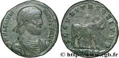 JULIEN II LE PHILOSOPHE(6/11/355-26/06/363)Flavius Claudius JulianusAuguste(02/360-26/06/363) Double maiorina, (GB, ئ 1) N° v32_0718    Date : 363 Nom de l'atelier : Macédoine, Thessalonique Métal : c