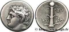 Greek Coins CYRENAICA - CYRENE Type : Statère ou didrachme  Date : c. 308-277 AC.  Mint name / Town : Cyrène, Cyrénaïque  Metal : silver  Diameter : 21,5  mm Orientation dies : 12  h. Weight : 7,37  g