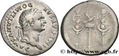 Roman coins DOMITIANUS Type : Cistophore  Date : 82  Mint name / Town : Éphèse ou Rome  Metal : silver  Millesimal fineness : 900  ‰ Diameter : 27  mm Orientation dies : 7  h. Weight : 10,44  g. Rarit