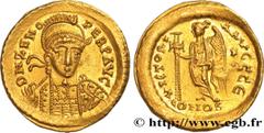 Roman coins ZENO Type : Solidus  Date : c. 476-491  Mint name / Town : Constantinople  Metal : gold  Millesimal fineness : 1000  ‰ Diameter : 20,5  mm Orientation dies : 6  h. Weight : 4,48  g. Rarity