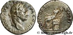 Roman coins VESPASIAN Type : Denier  Date : janvier - juin  Mint name / Town : Antioche  Metal : silver  Millesimal fineness : 900  ‰ Diameter : 17,5  mm Orientation dies : 7  h. Weight : 3,49  g. Rar