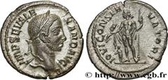 Roman coins SEVERUS ALEXANDER Type : Denier  Date : fin 230  Mint name / Town : Rome  Metal : silver  Millesimal fineness : 500  ‰ Diameter : 19  mm Orientation dies : 6  h. Weight : 2,63  g. Officine