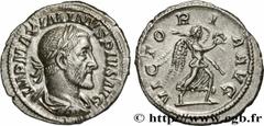 Roman coins MAXIMINUS I Type : Denier  Date : début - été  Date : 236  Mint name / Town : Rome  Metal : silver  Millesimal fineness : 500  ‰ Diameter : 19  mm Orientation dies : 11  h. Weight : 3,39  
