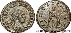Roman coins DIOCLETIAN Type : Aurelianus  Date : automne 287 - automne 289  Mint name / Town : Lyon  Metal : billon  Millesimal fineness : 50  ‰ Diameter : 20,5  mm Orientation dies : 7  h. Weight : 3